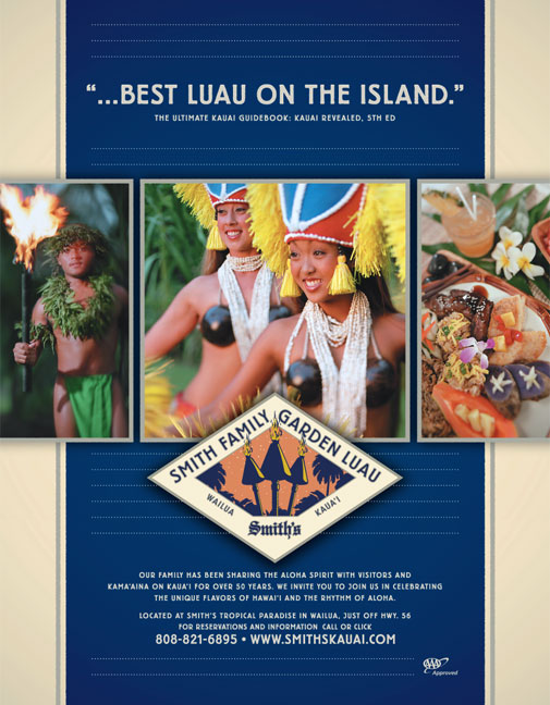 Smith’s Luau Advertising