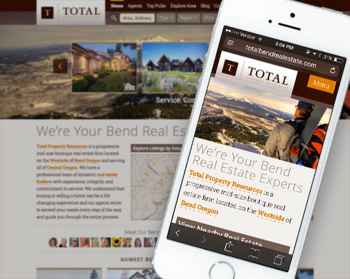 Total Property Mobile Website Design