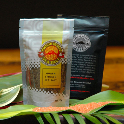 Hawaiian Volcano Sea Salt Packaging