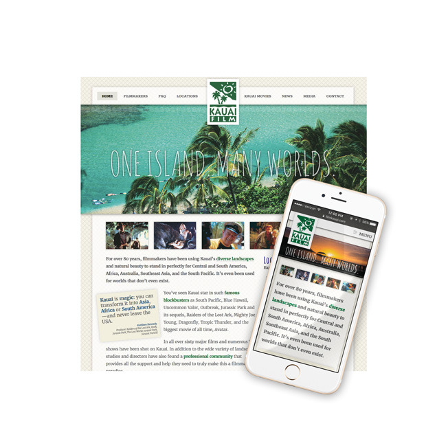 Kauai Film Commission Website