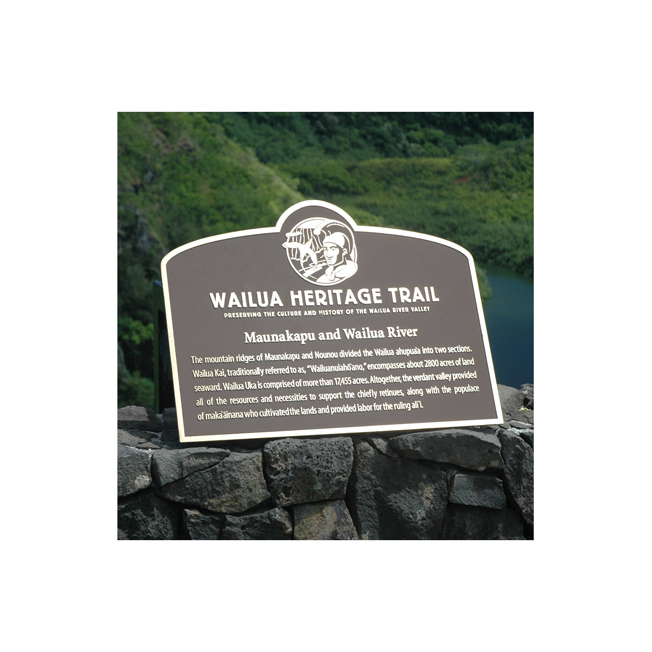 Wailua Heritage Trail Markers