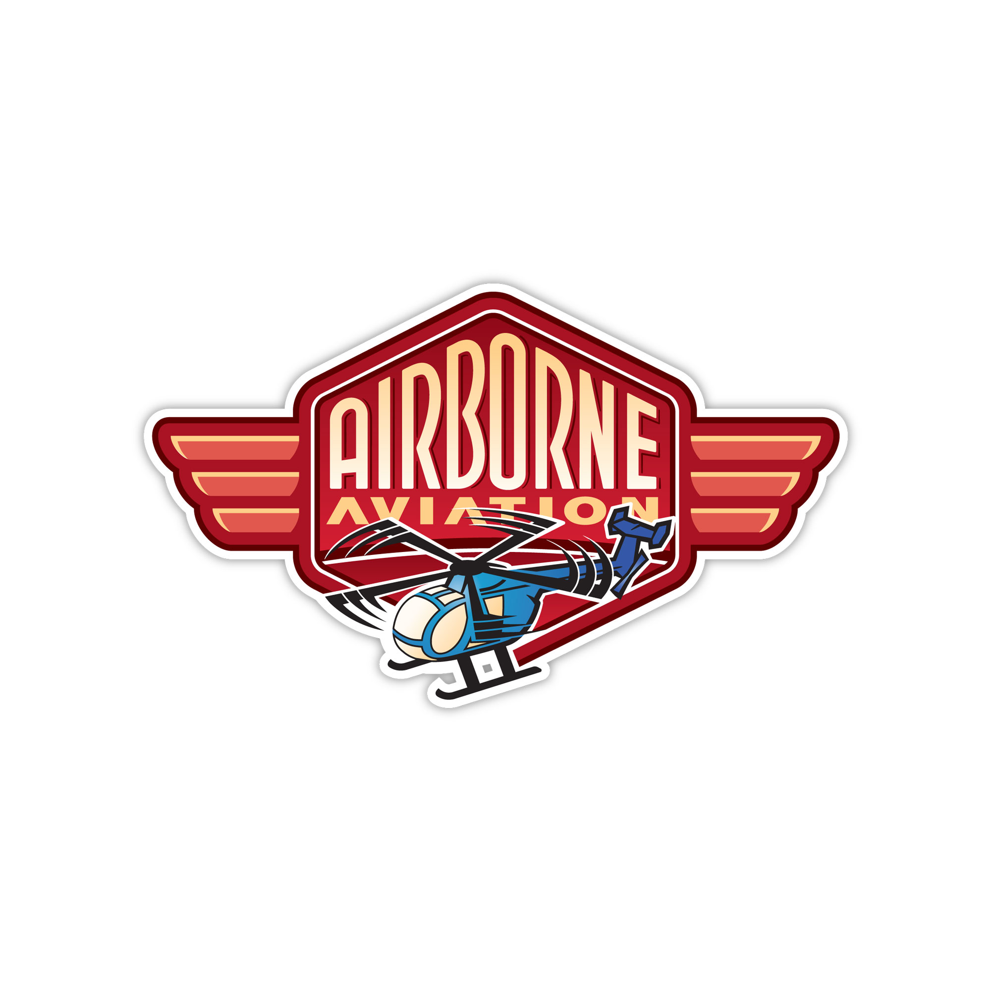 Airborne Aviation Logo Design