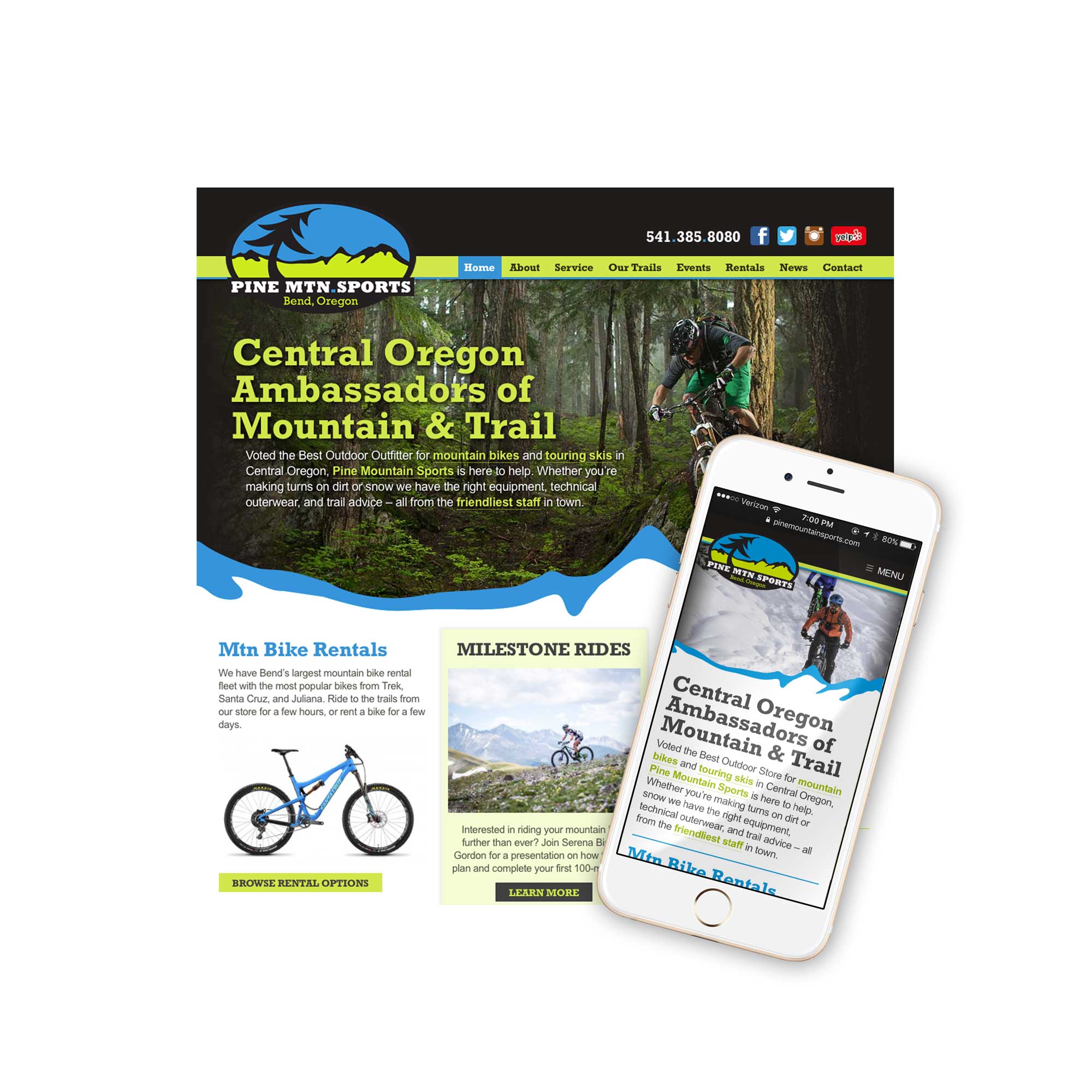 Bike Shop Website Design