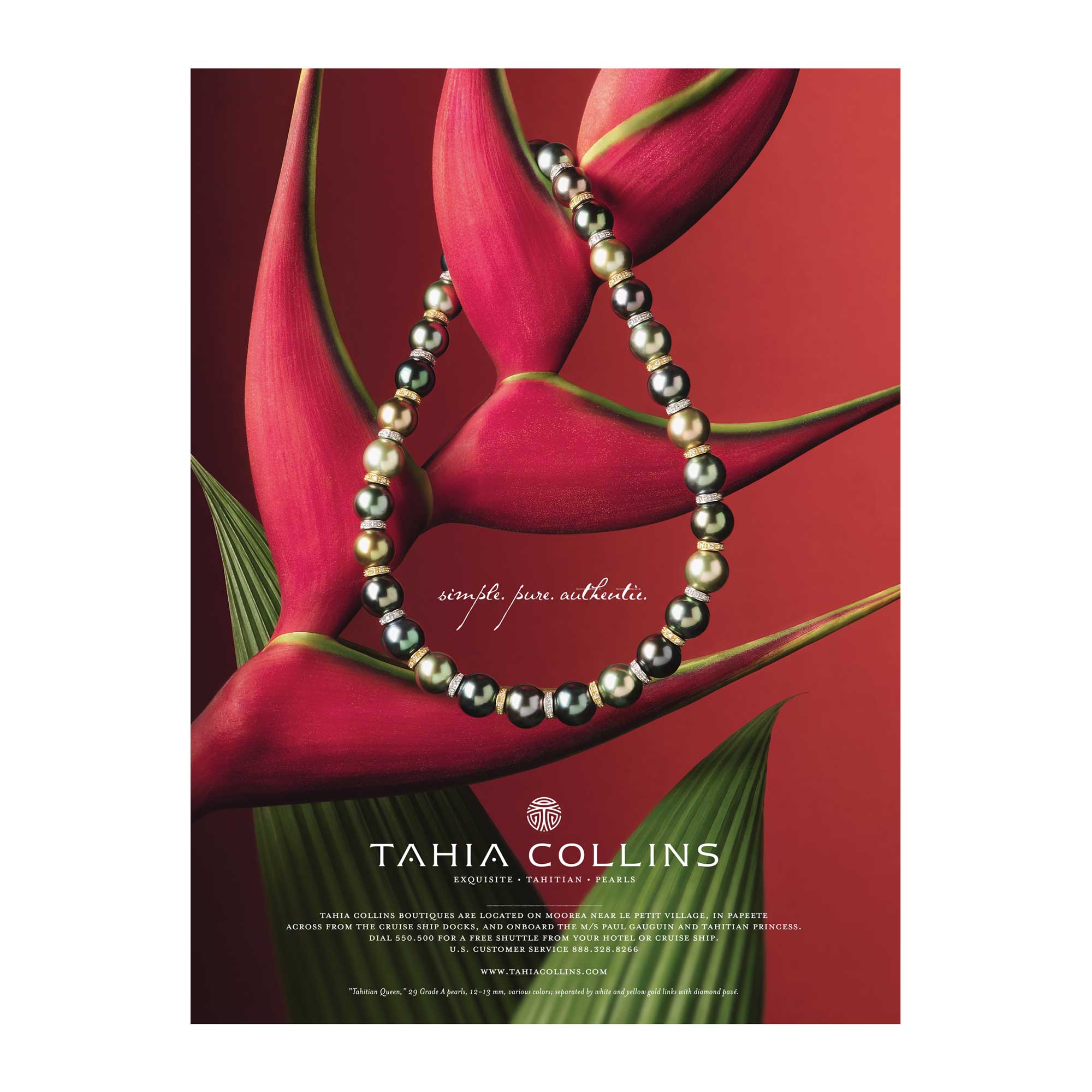 Tahia Pearls Full Page Ad