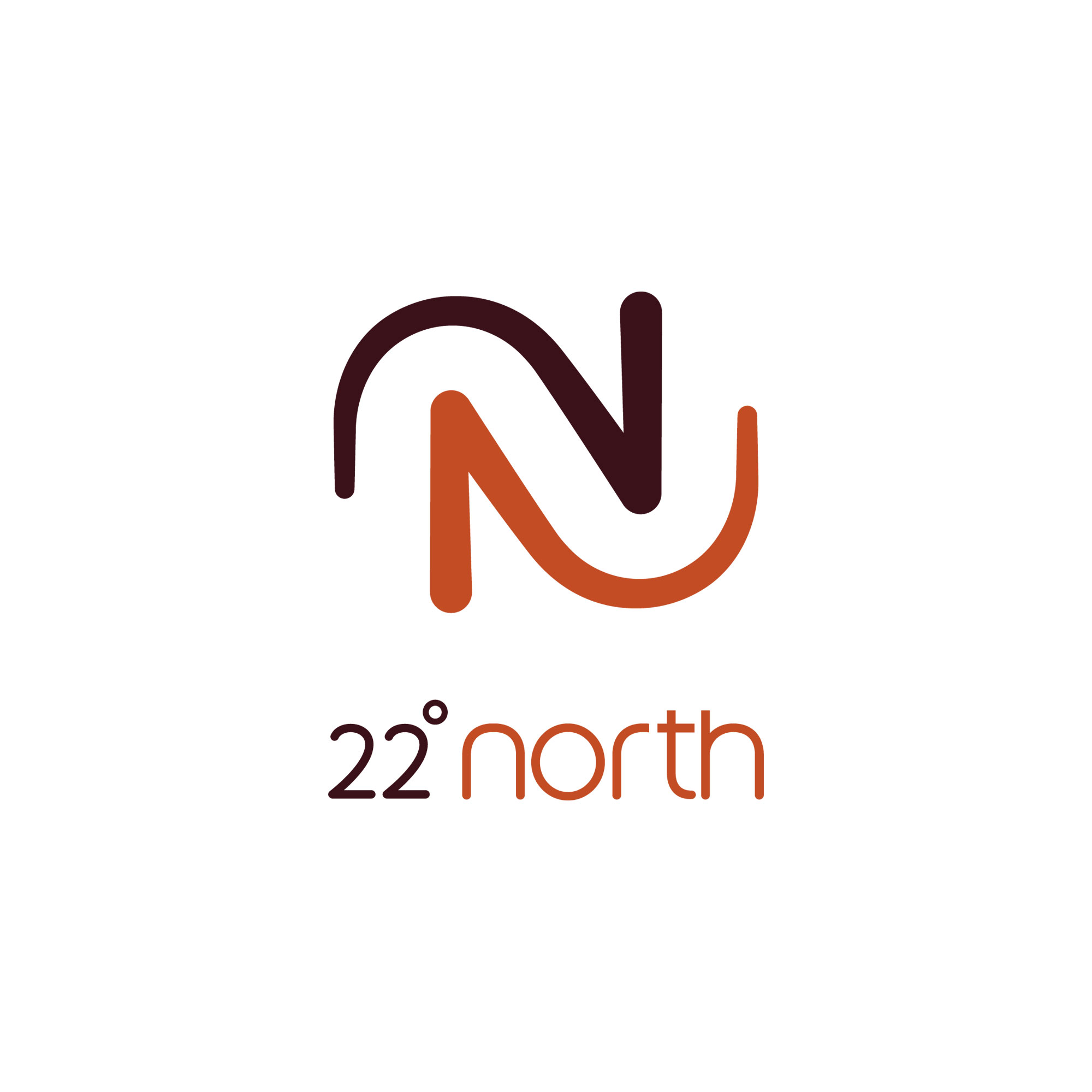 22° North Logo Design