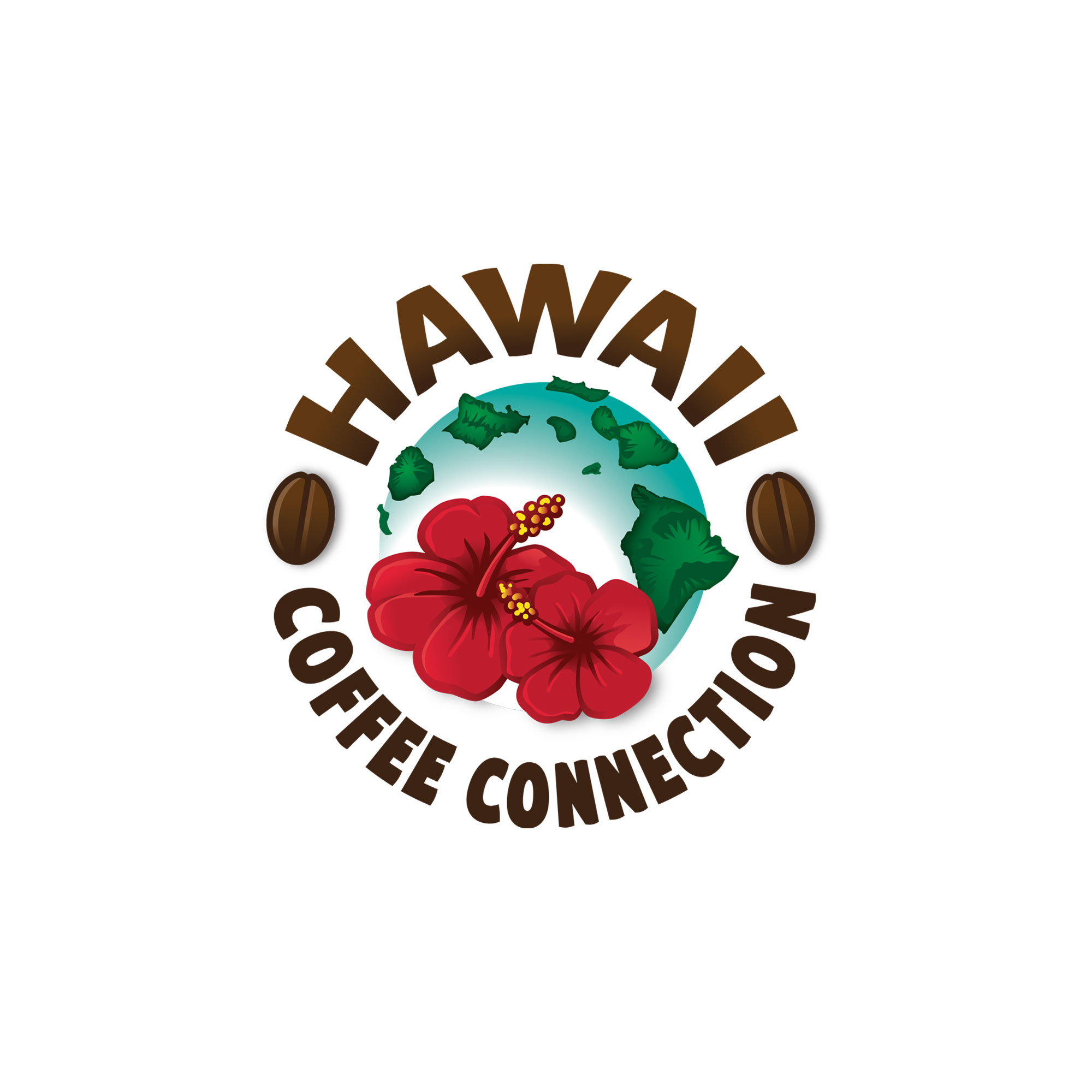 Hawaii Coffee Connection Logo Design