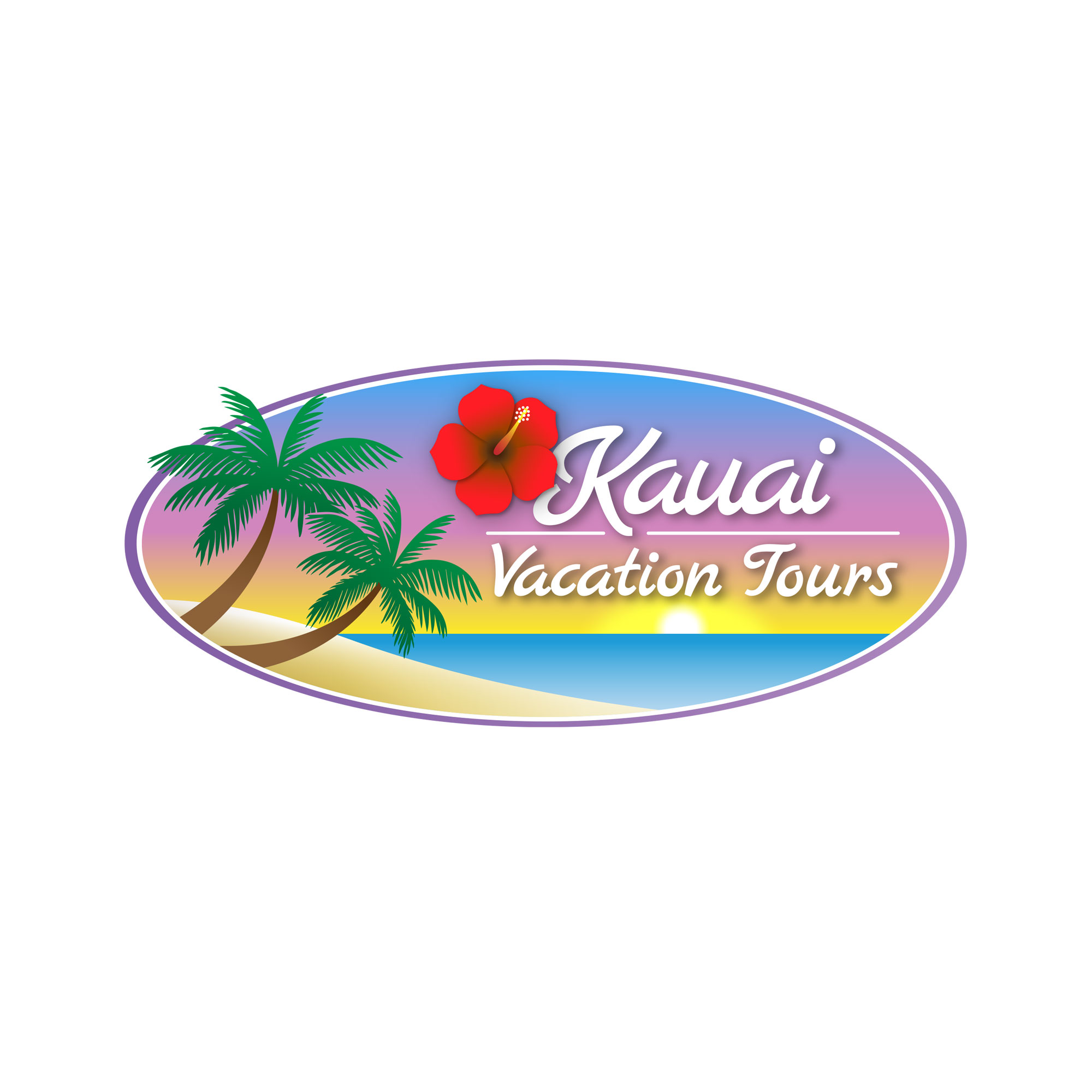 Kauai Vacation Tours Logo Design