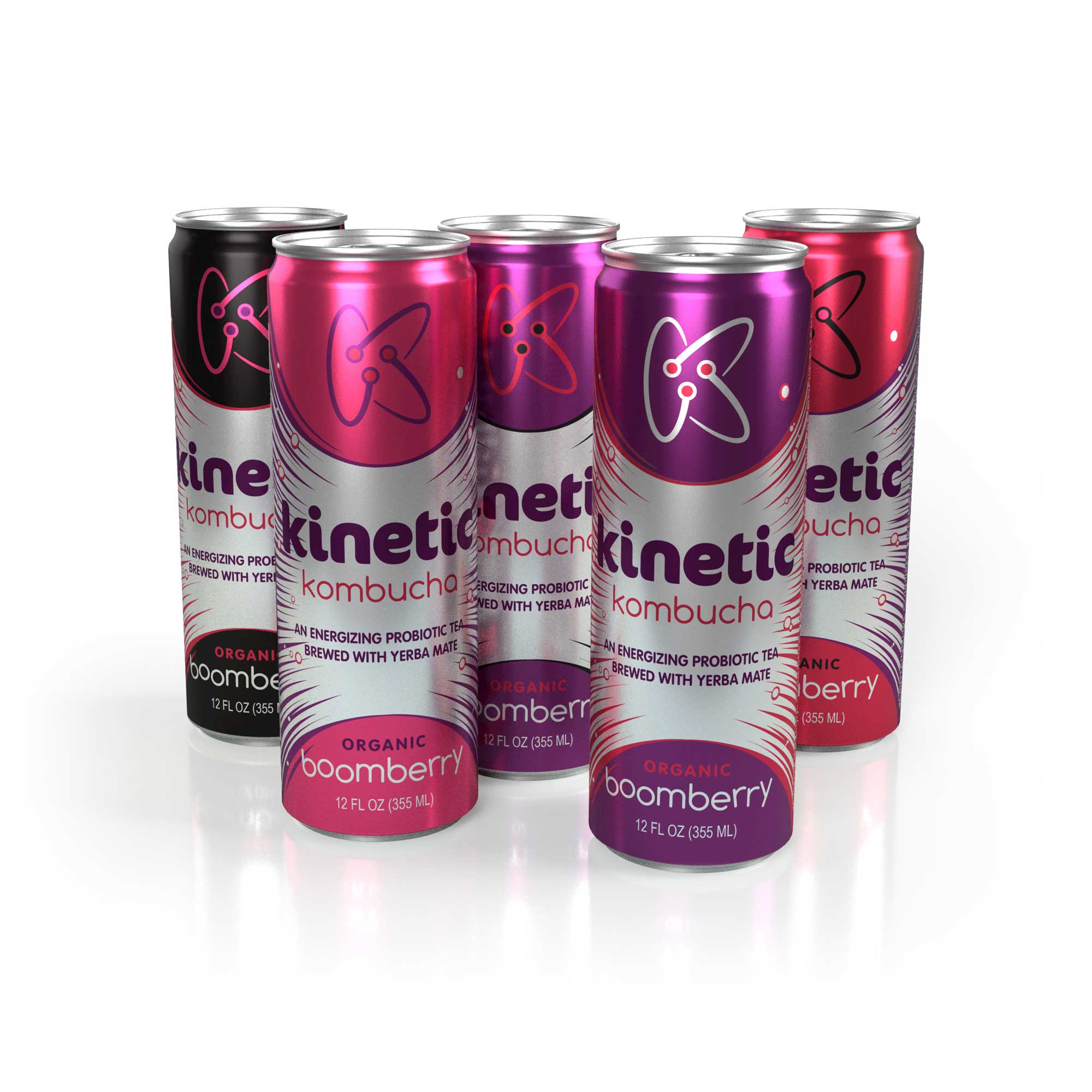 Kinetic Kombucha Packaging Design