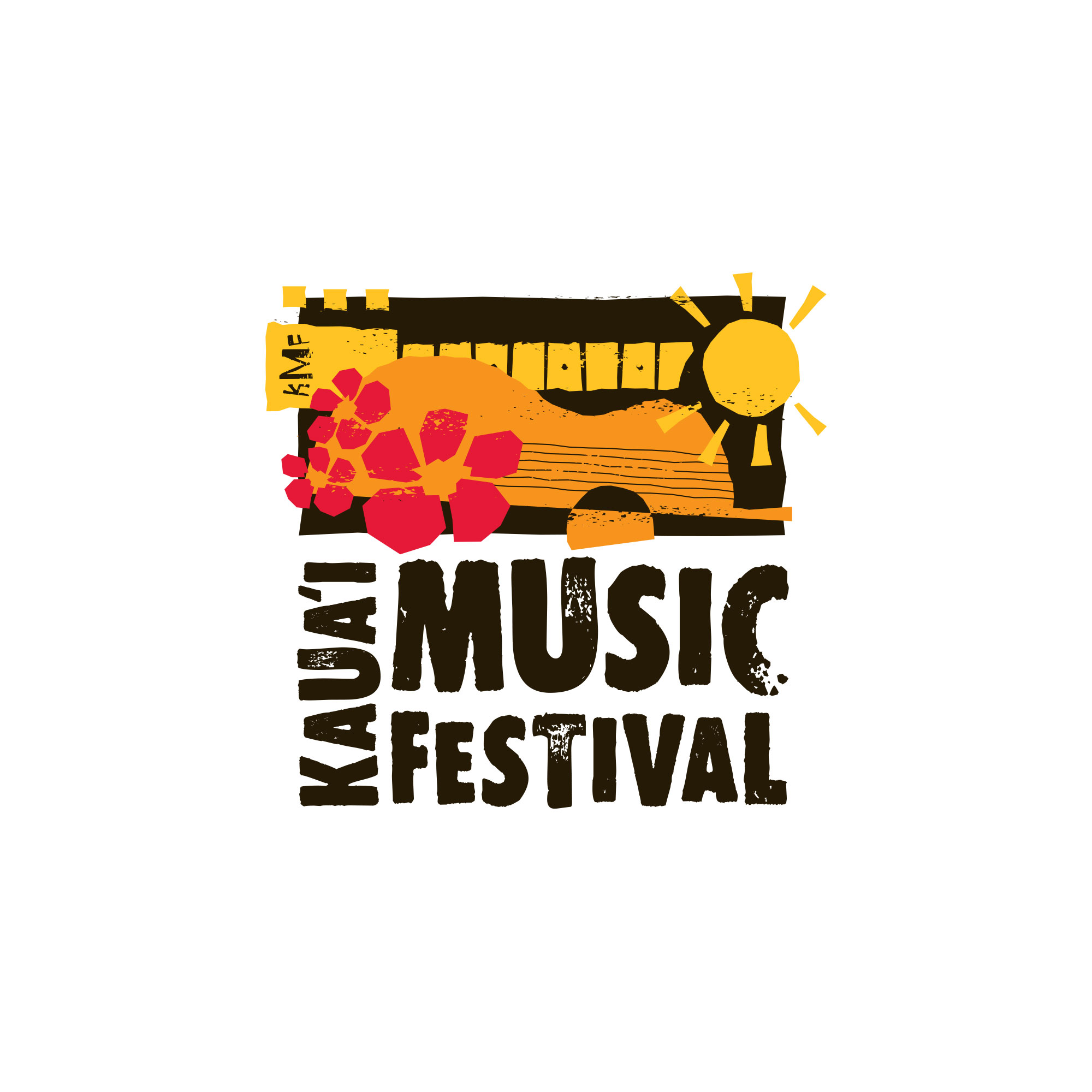 Kauai Music Festival Logo Design