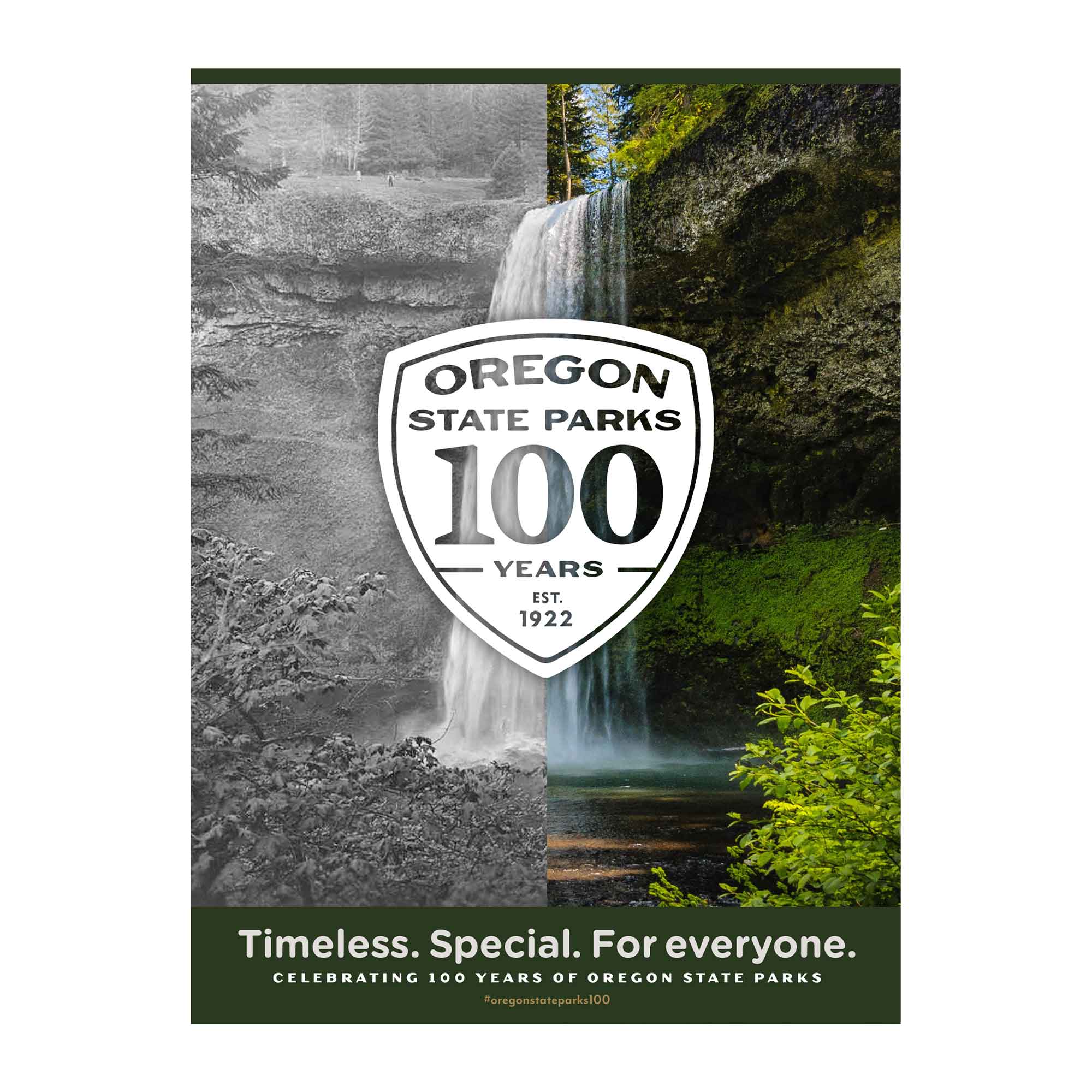 Oregon State Parks Centennial Poster Design