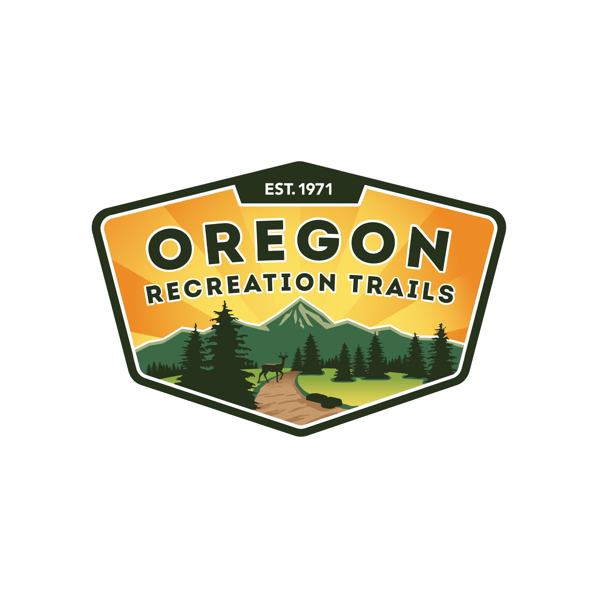 Oregon Recreation Trails Logo Design