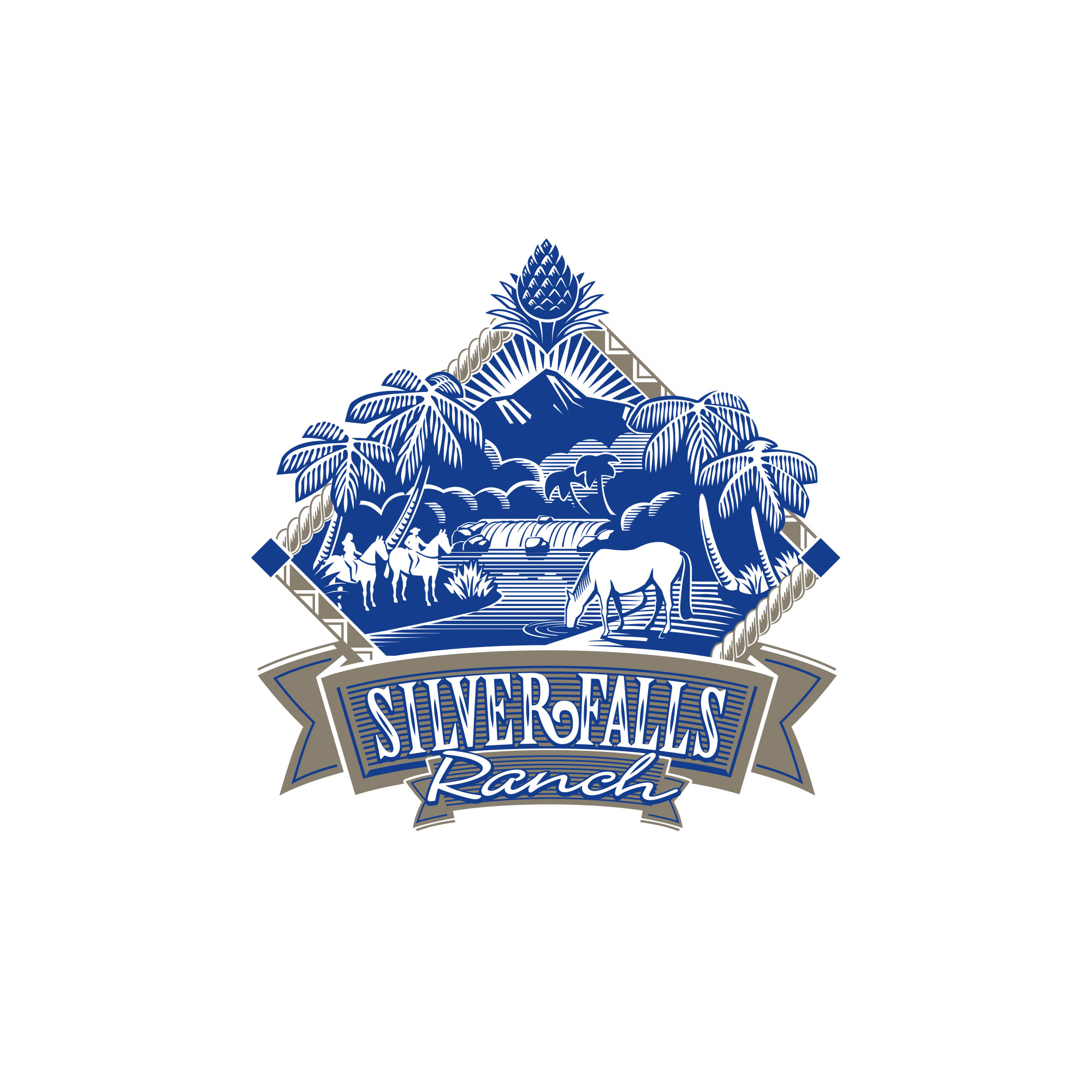 Silver Falls Logo Design