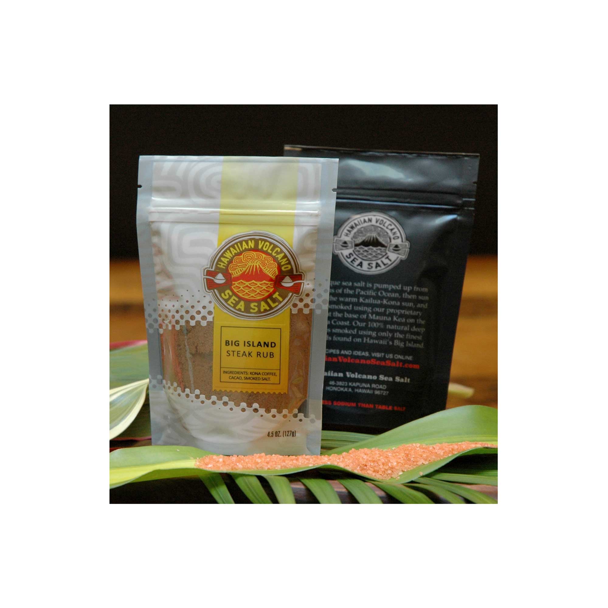 Hawaiian Volcano Sea Salt Packaging