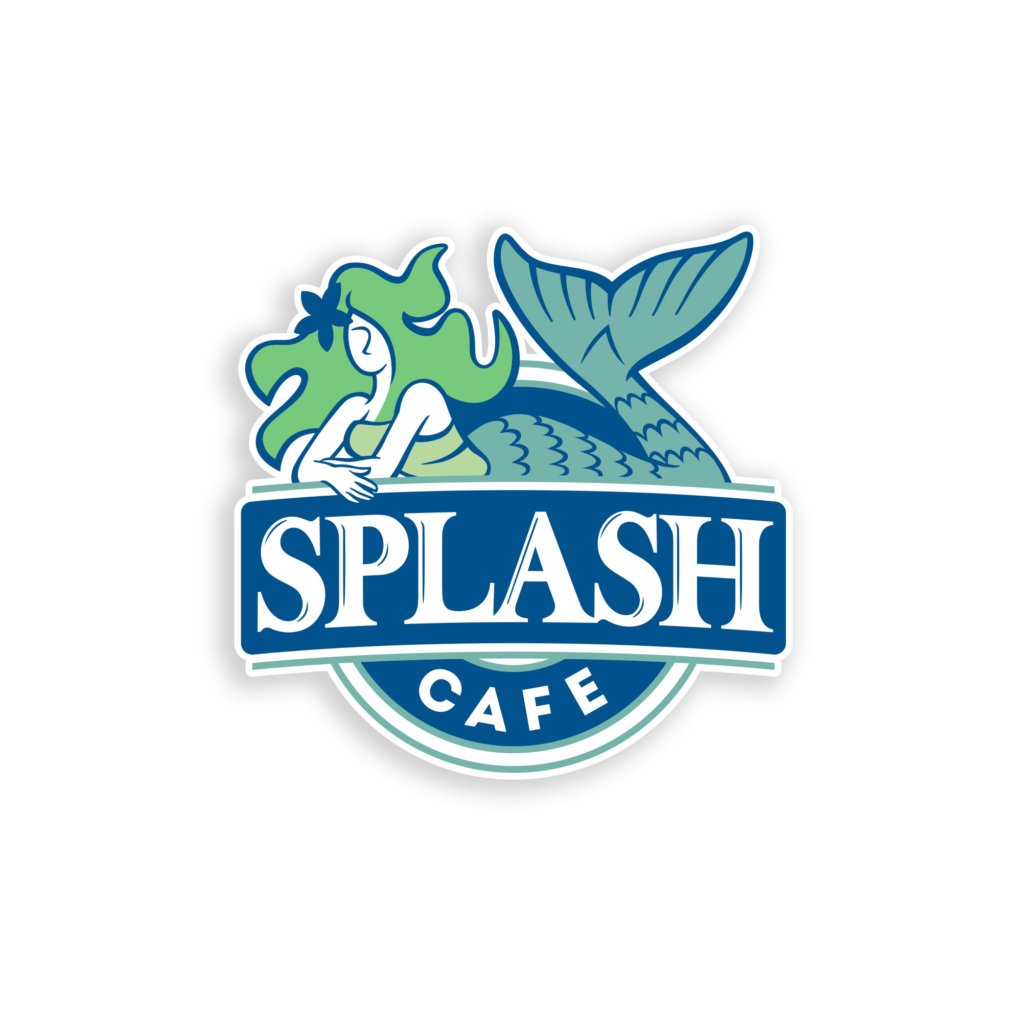 Splash Cafe Logo Design