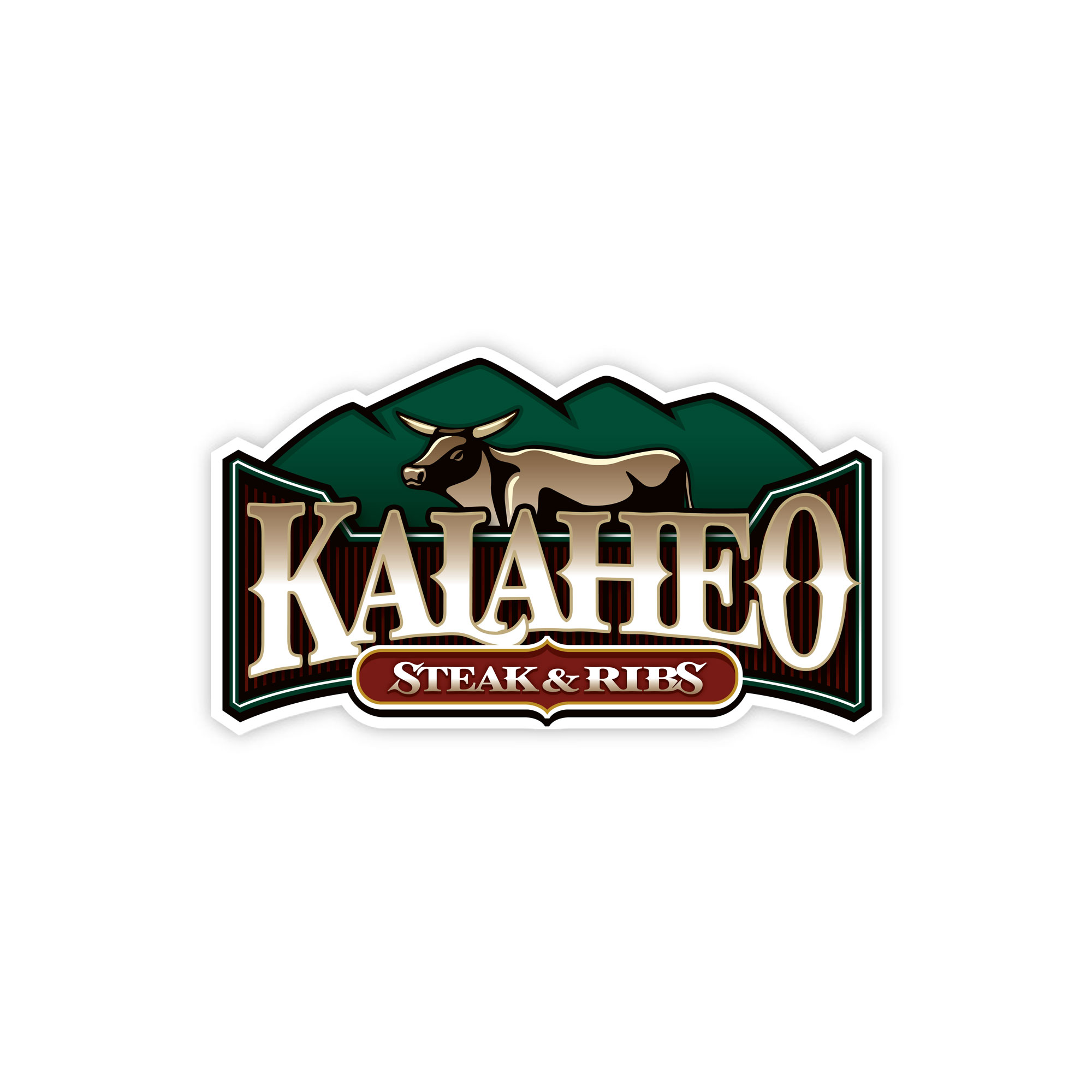 Kalaheo Steak & Ribs Logo Design