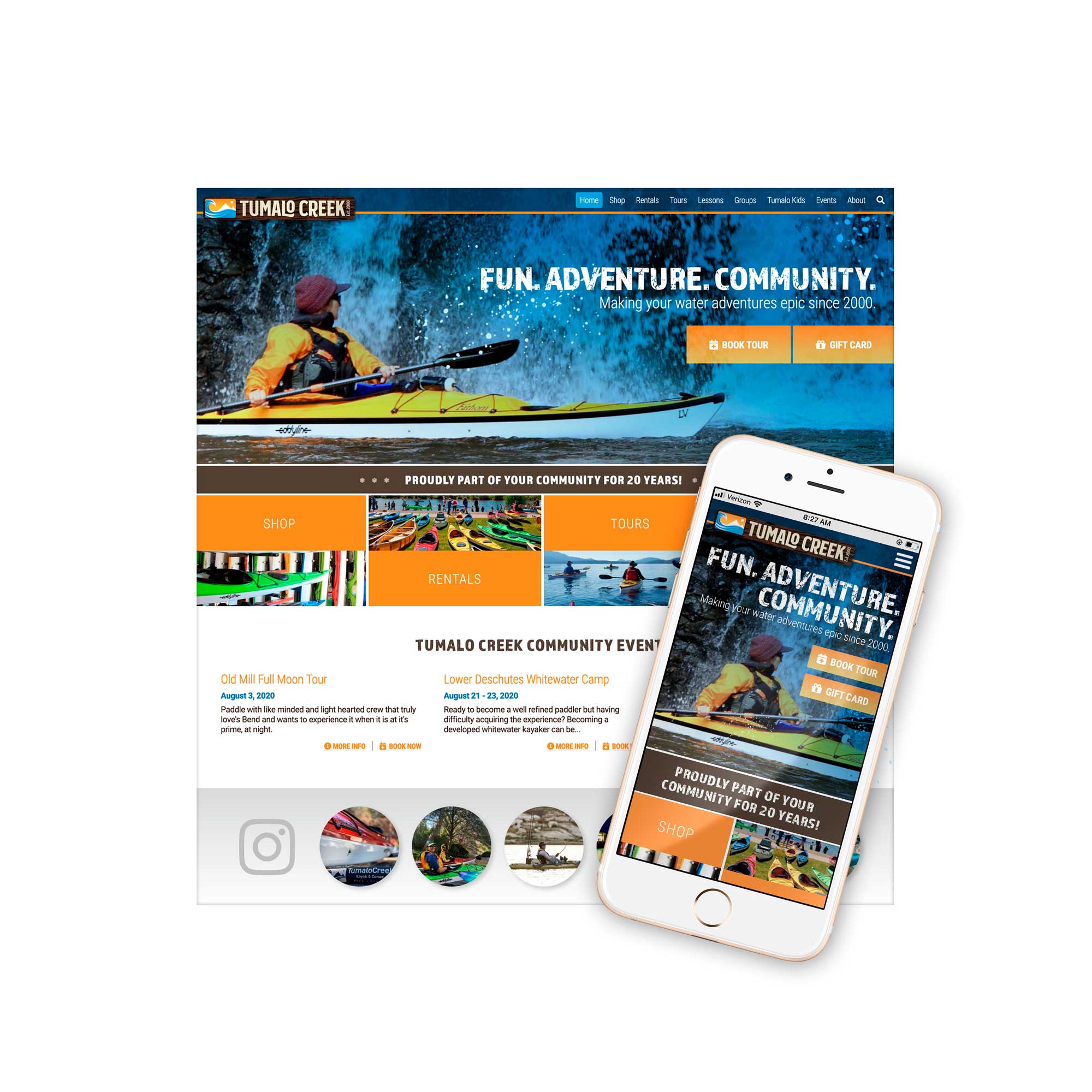 Tumalo Creek Website Design